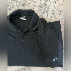 NIKE GOLF x Black Mens Nike Golf Polo XL
